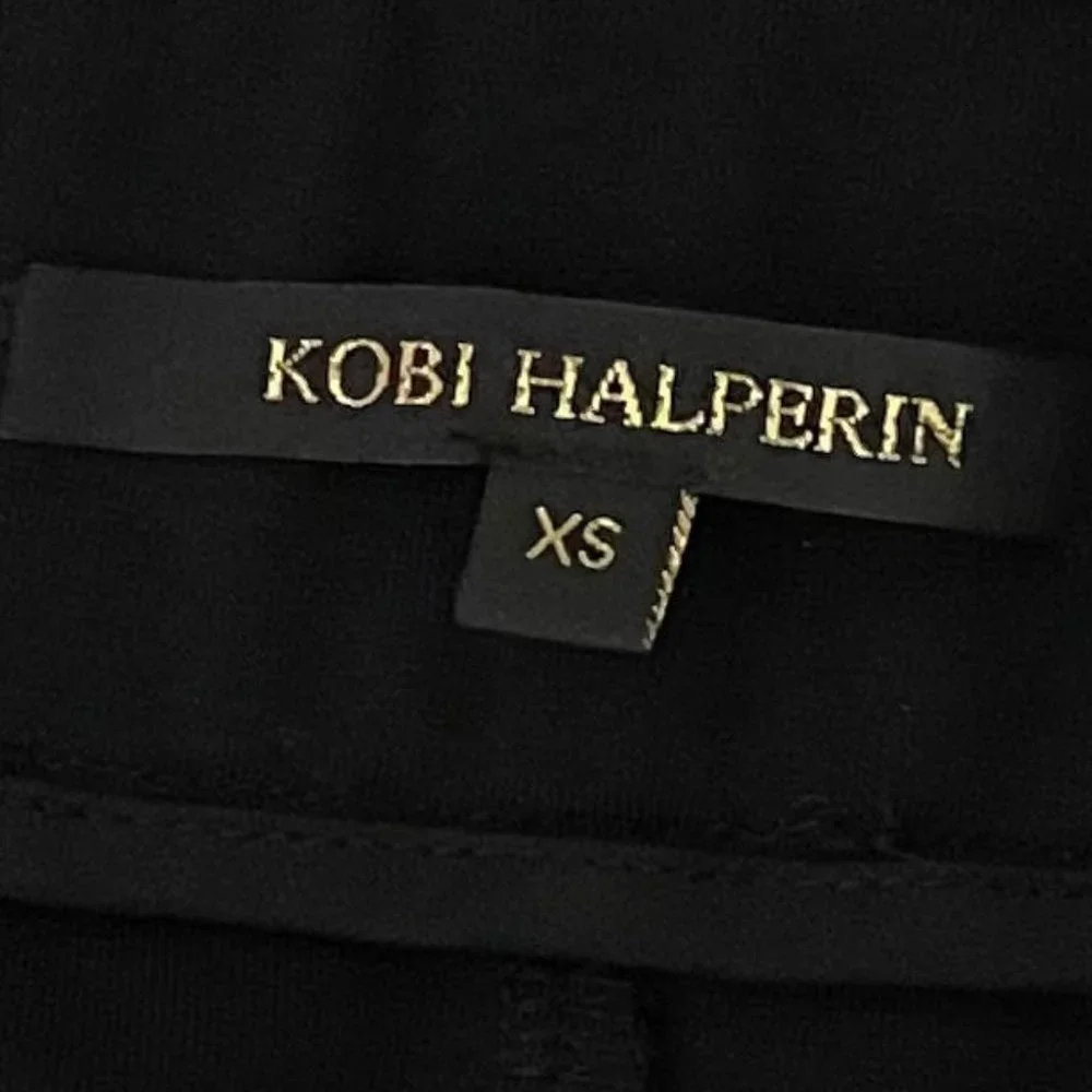 Koby Halperin Alba Flare Cropped Black Pants - Picture 4 of 7